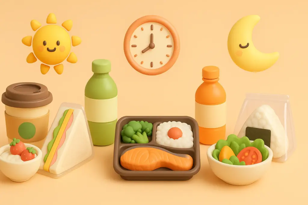 コンビニで整える!朝・昼・夜メニュー例