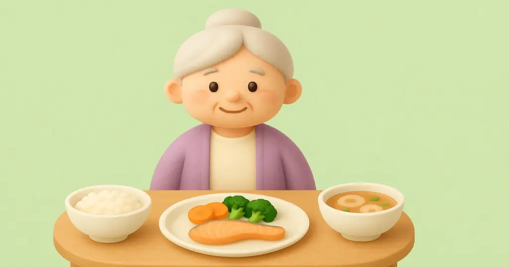 単身高齢者向け|やさしい1日3食プラン例