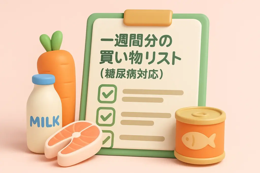 一週間分の買い物リスト
